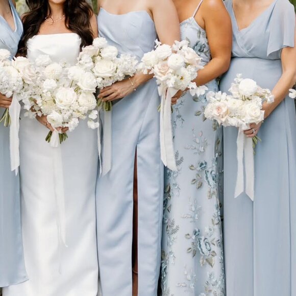 Jenny Yoo Waverly Dress in Whisper Blue - Size 8 - Picture 2 of 4